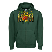 Sports Green boy mom Zipper Hoodie - CowhideDigitalArt