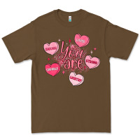 Cacao you are enough valentines day Premium Tee - LillyAllenDesigns