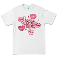 White you are enough valentines day Premium Tee - LillyAllenDesigns