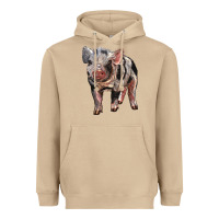 Mushroom Baby Spotted Pig Heavyweight Hoodie - LillyAllenDesigns