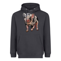 Smoke Baby Spotted Pig Heavyweight Hoodie - LillyAllenDesigns