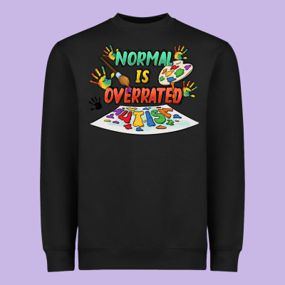 Normal Is Overrated Heavyweight Sweatshirt Designed By Fadigitalartstudio