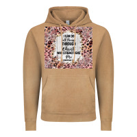 Vintage Camel i can do all things with leopard and glitter Vintage Hoodie - TumblerDesignByShophia