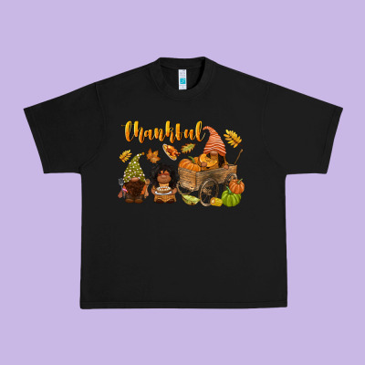 Thankful Afro Gnome Urban Heavy Tee Designed By Nancycooperartshop