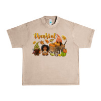 French Oak Thankful afro gnome Urban Heavy Tee - NancyCooperArtShop