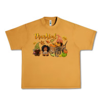 Peanut Butter Thankful afro gnome Urban Heavy Tee - NancyCooperArtShop