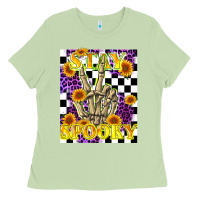 Matcha stay skeleton hand spooky Ladies Tee - LillyAllenDesigns