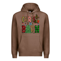 Chestnut christ is born Premium Hoodie - FaDigitalArtStudio