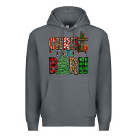 Rock christ is born Premium Hoodie - FaDigitalArtStudio