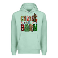 Seafoam christ is born Premium Hoodie - FaDigitalArtStudio