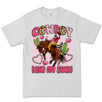 Dove Grey cowboy take me away Premium Tee - LillyAllenDesigns