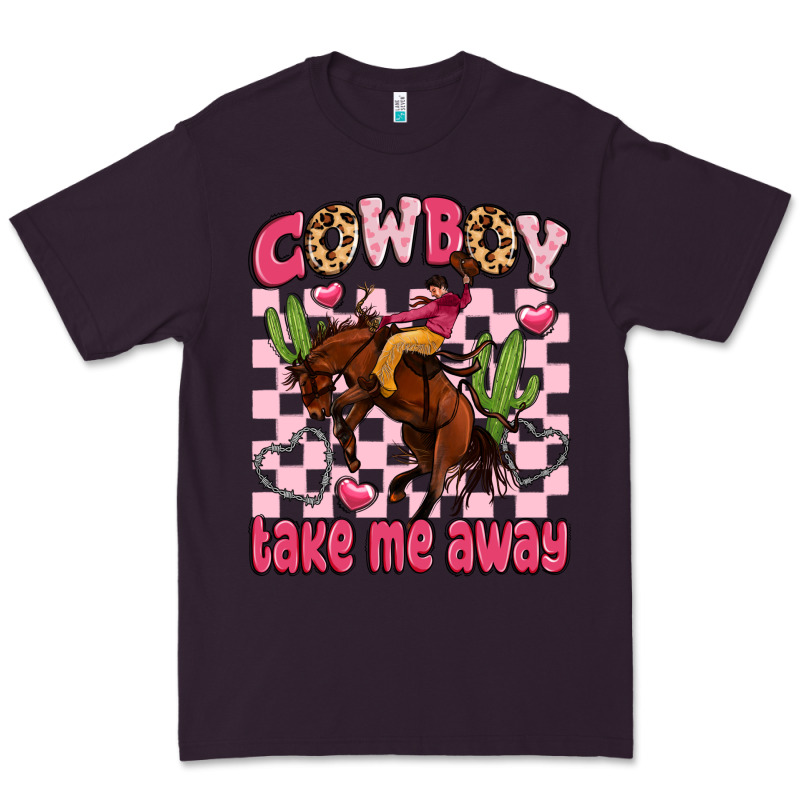 Cowboy Take Me Away Premium Tee by LillyAllenDesigns | Teevron