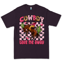 Plum cowboy take me away Premium Tee - LillyAllenDesigns