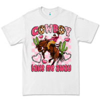 White cowboy take me away Premium Tee - LillyAllenDesigns