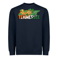 Navy tennessee map st patrick's day Heavyweight Sweatshirt - FaDigitalArtStudio