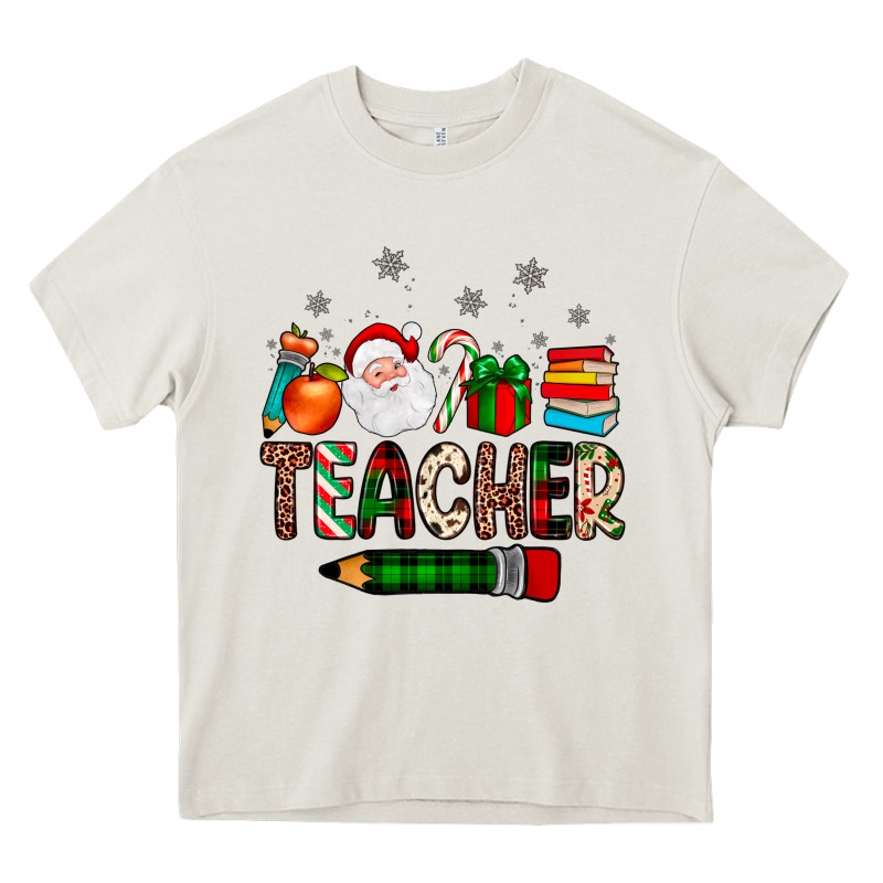 Teacher Christmas Heavy Core Tee by JahusDesignShop | Teevron