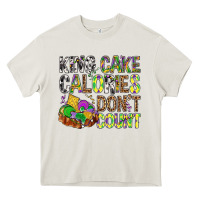 Cream King Cake Calories Don't Count Mardi Gras Heavy Core Tee - BundleAndBundleShop