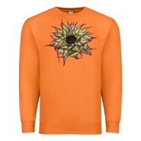 Carrot sun   fill purple sunflower Premium Sweatshirt - LillyAllenDesigns