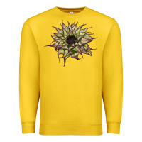 Lemon sun   fill purple sunflower Premium Sweatshirt - LillyAllenDesigns