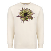 Sandshell sun   fill purple sunflower Premium Sweatshirt - LillyAllenDesigns