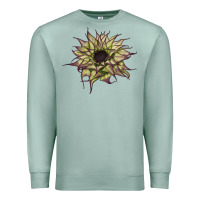 Seafoam sun   fill purple sunflower Premium Sweatshirt - LillyAllenDesigns