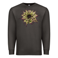 Smoke sun   fill purple sunflower Premium Sweatshirt - LillyAllenDesigns