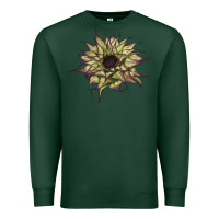 Sports Green sun   fill purple sunflower Premium Sweatshirt - LillyAllenDesigns