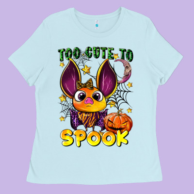 Too Cute To Spook Ladies Tee Designed By Lillyallendesigns