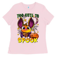 Bubblegum Pink too cute to spook Ladies Tee - LillyAllenDesigns