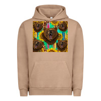 Pigment Burro bear tumbler Urban Hoodie - BarkalooDesign
