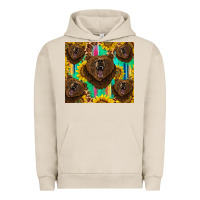 Pigment French Oak bear tumbler Urban Hoodie - BarkalooDesign