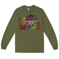 Army Green witchy mama Long Sleeve Tee - CowGirlArtShop
