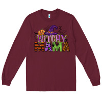 Burgundy witchy mama Long Sleeve Tee - CowGirlArtShop