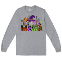 Heather Grey witchy mama Long Sleeve Tee - CowGirlArtShop