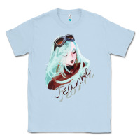 Dusty Blue Vintage Retro Action Bayonetta Adventure Game Birthday Gift Classic Tee - lanVoArt