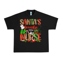 Black santa's favorite nurse Urban Heavy Tee - texasbilliewilder