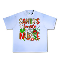 Grape Ice santa's favorite nurse Urban Heavy Tee - texasbilliewilder