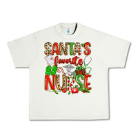 Pistachio santa's favorite nurse Urban Heavy Tee - texasbilliewilder