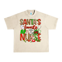 Sandshell santa's favorite nurse Urban Heavy Tee - texasbilliewilder