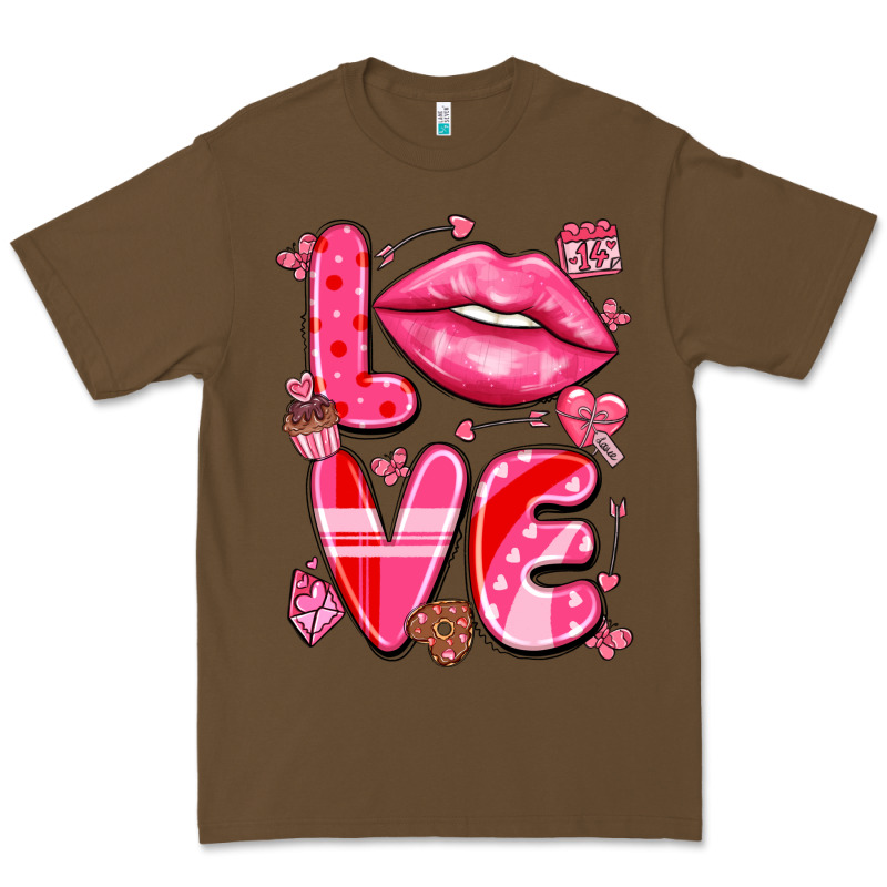 Love With Lips Premium Tee by LillyAllenDesigns | Teevron