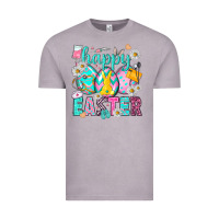 Vintage Zinc Happy Easter eggs Nurse Vintage Tee - NancyCooperArtShop