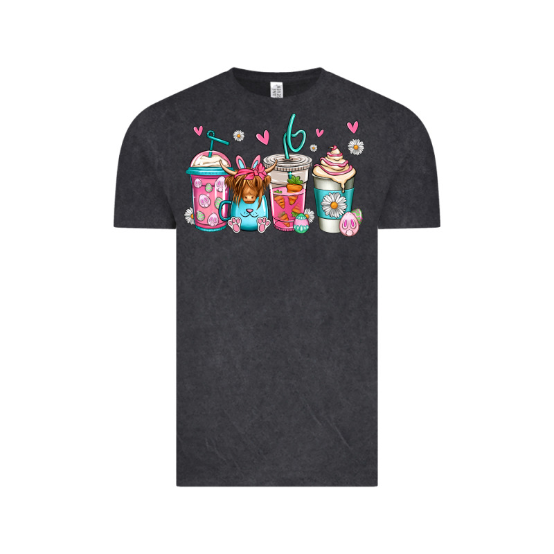 Easter Longhaired Cow Coffee Cups Vintage Tee by Jasminsmagicworld | Teevron