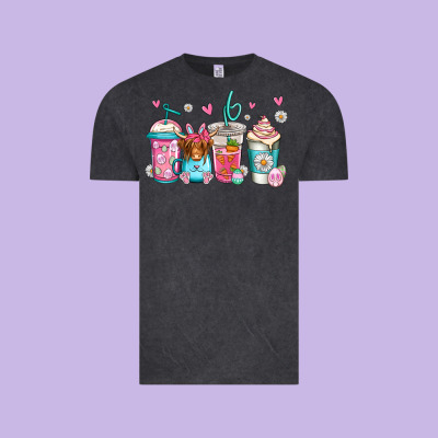 Easter Longhaired Cow Coffee Cups Vintage Tee Designed By Jasminsmagicworld