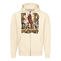 Sandshell Fur Baby Mama Dog Zipper Hoodie - CowhideDigitalArt