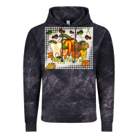 Cloud Black happy fall y'all teeth Vintage Hoodie - TumblerDesignByShophia