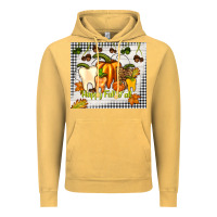 Vintage Mustard happy fall y'all teeth Vintage Hoodie - TumblerDesignByShophia
