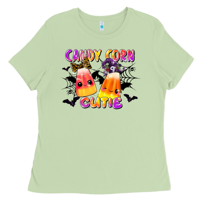 Candy Corn Cute Ladies Tee by LillyAllenDesigns | Teevron