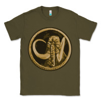 Army Green mammoth black king Classic Tee - lanVoArt