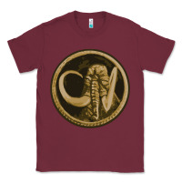 Burgundy mammoth black king Classic Tee - lanVoArt