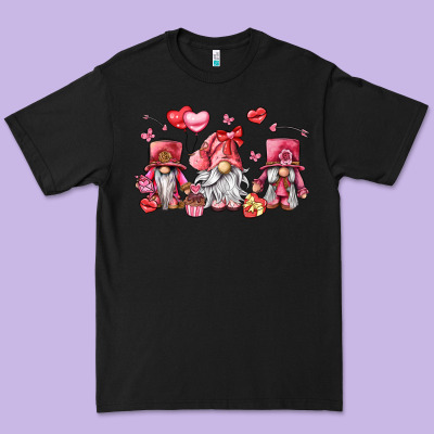 Valentine's Day Gnomes Premium Tee Designed By Lillyallendesigns